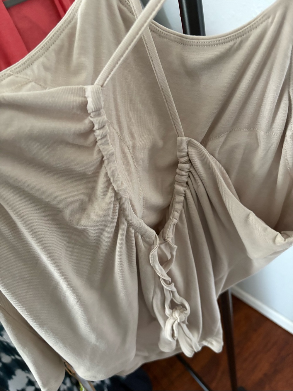 OGL Neutral Beige Spaghetti-Strap Tank - Picture 2 of 6
